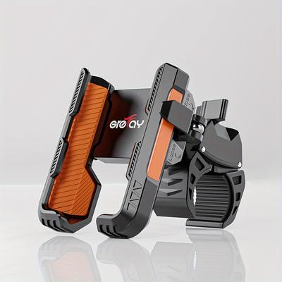 TEMU Motorcycle & Bicycle Phone Mount, Adjustable Grip With 360Â° , Anti-shake Handlebar Holder, Universal