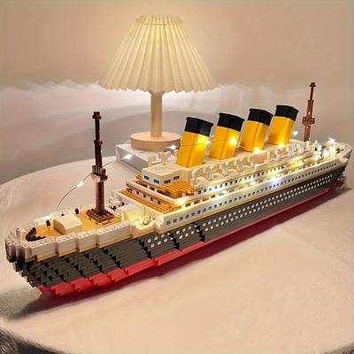 TEMU 3800pcs Titanic Model Building Blocks Set, Blocks Model Ornaments, /christmas/thanksgiving Day/holiday Gifts