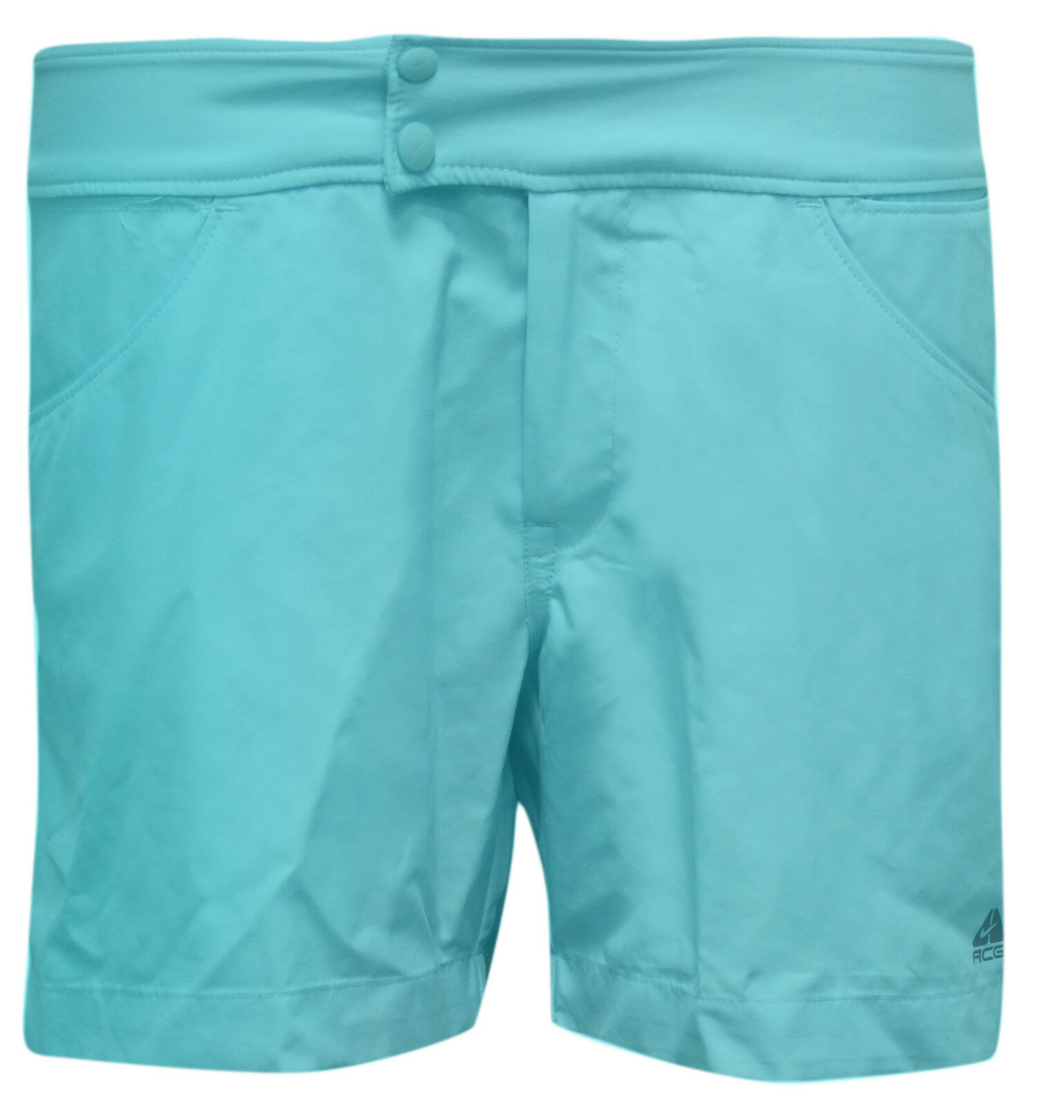 Nike ACG Womens Turn Up Button Shorts Casual Summer Hell Blue 2442976 400 DD71 Image