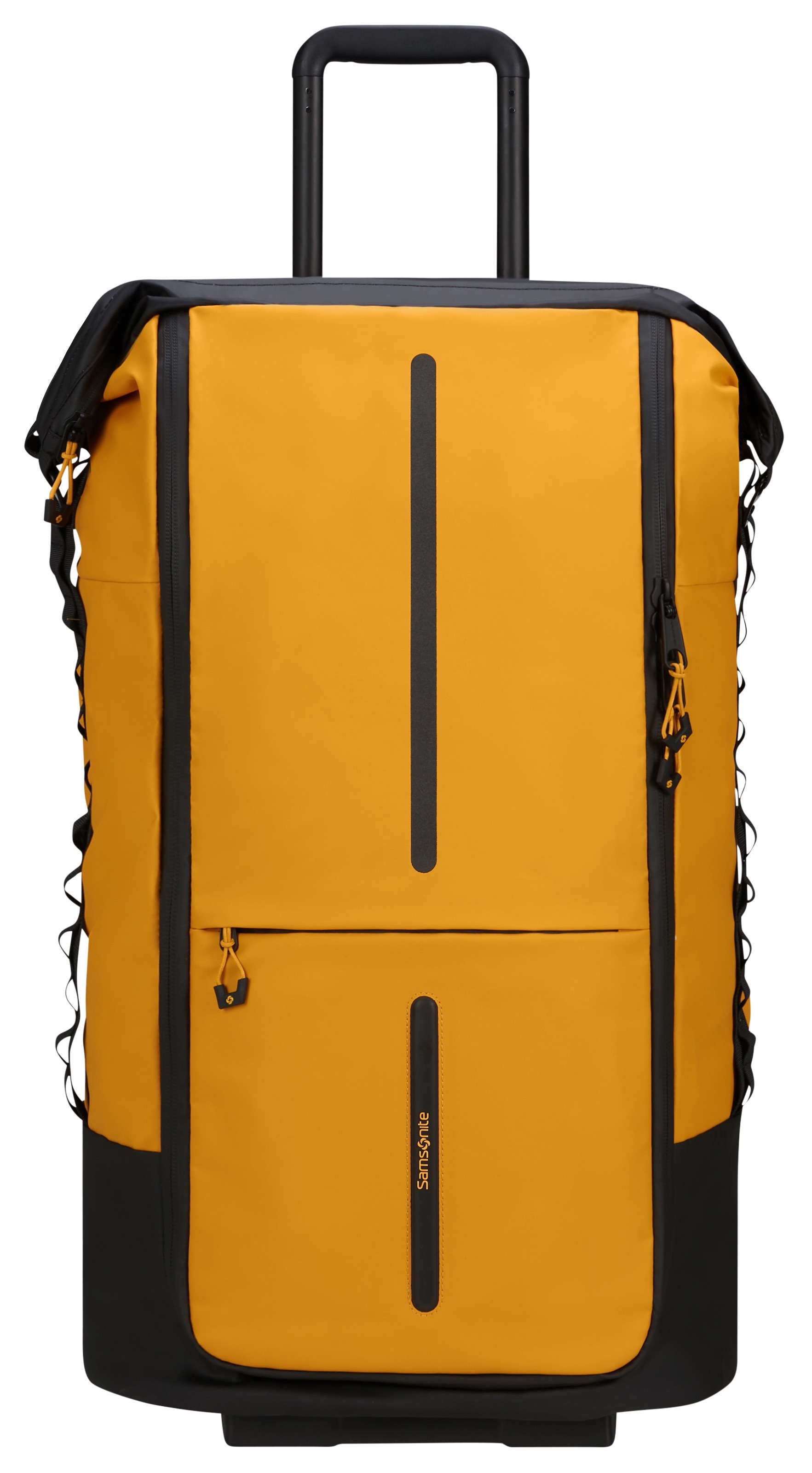 Weichgepäck-Trolley SAMSONITE "ECODIVER", Gr. B/H/T: 40 x 82 x 25 80, gelb, Nylon, Polyester, Modisch, Koffer, Trolley, Reisetasche Image