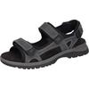 Sandale WALDLÄUFER "H-Taro", Herren, Gr. 10 (44,5), blau (dunkelblau), Textil, Nubukleder, sportlich, Schuhe, Sommerschuh, Klettschuh, Outdoorsandale, in Komfortweite H