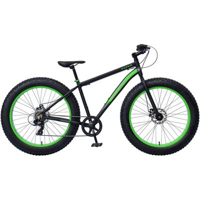 Fatbike "FAT2.0" Fahrräder Gr. 46cm, 26 Zoll (66,04cm), schwarz (schwarz + schwarz)