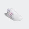 Sneaker ADIDAS SPORTSWEAR "HOOPS 3.0 BOLD", Gr. 38,5, weiß (cloud weiß, preloved lila, almost pink), Synthetik, sportlich, Schuhe, Topseller