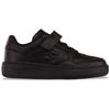 Sneaker LOTTO, Gr. 33, schwarz, Synthetik, unifarben, sportlich, Schuhe, - in monochromer Farbgebung