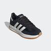 Sneaker ADIDAS SPORTSWEAR "RUN 70S 2.0", Gr. 43, schwarz-weiß (core schwarz, core weiß, core weiß), Leder, Textil, sportlich, Schuhe