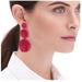 J. Crew Jewelry | J. Crew Beaded Statement Dangle/ Drop Earrings Nwt $54 | Color: Pink/Red | Size: Os