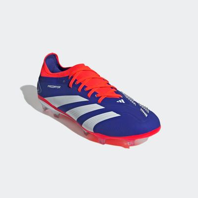 Fußballschuh ADIDAS PERFORMANCE "PREDATOR PRO FG" Gr. 42, weiß (cloud white / solar red lucid blue) Schuhe