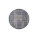 Gray 48 x 48 x 0.08 in Area Rug - East Urban Home Machine Washable Area Rug GSIX03574 | 48 H x 48 W x 0.08 D in | Wayfair