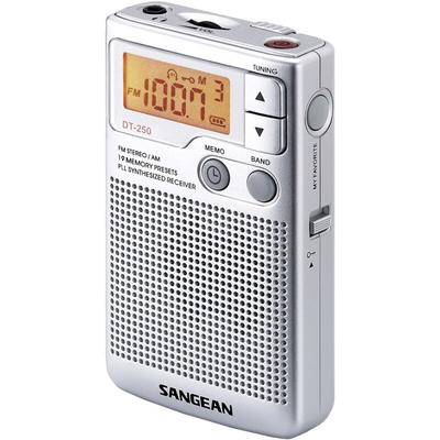 Sangean - Pocket 250 Taschenradio ukw, mw Silber Image