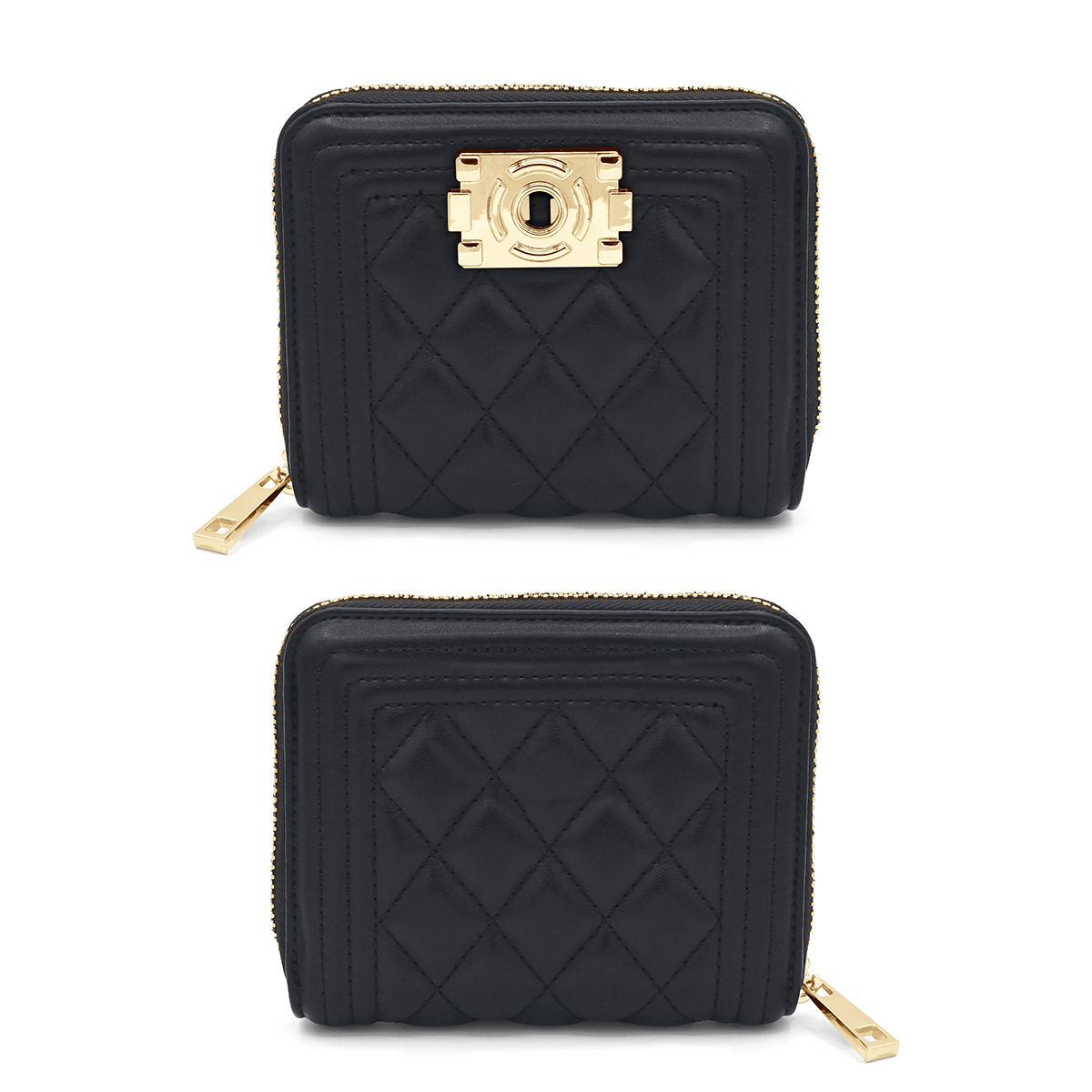 Gestepptes Reißverschluss-Portemonnaie Image