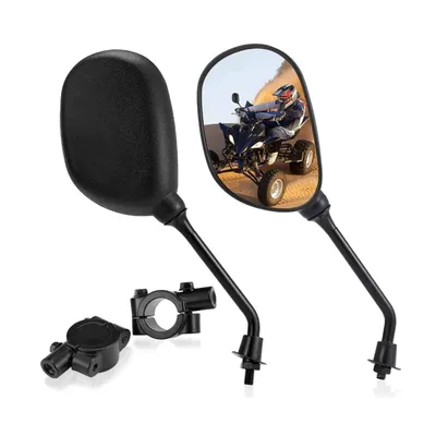 Motorcycle rearview mirror 8mm M8 electric vehicle reversing mirro Scooter Electrical Motor E-Bike Back Side Convex mirrors
