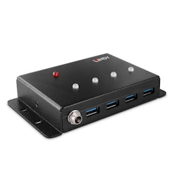 Lindy 43374 LINDY 4 Port USB 3.0 Metall Hub Image