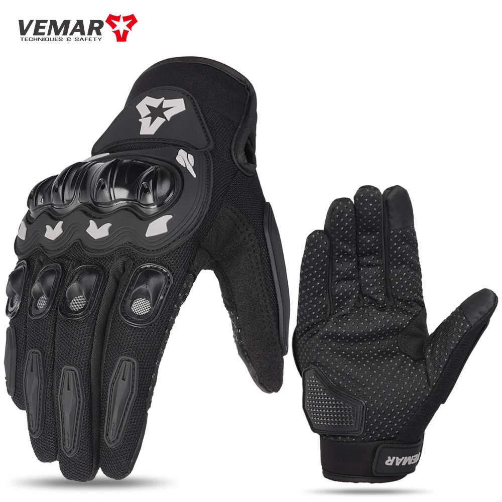 Sommer Neue Männer Motorrad Handschuhe Harte Knuckle Touchscreen Motorrad Motocross Moto Biker Handschuhe Motorrad Zubehör M-XXL Image