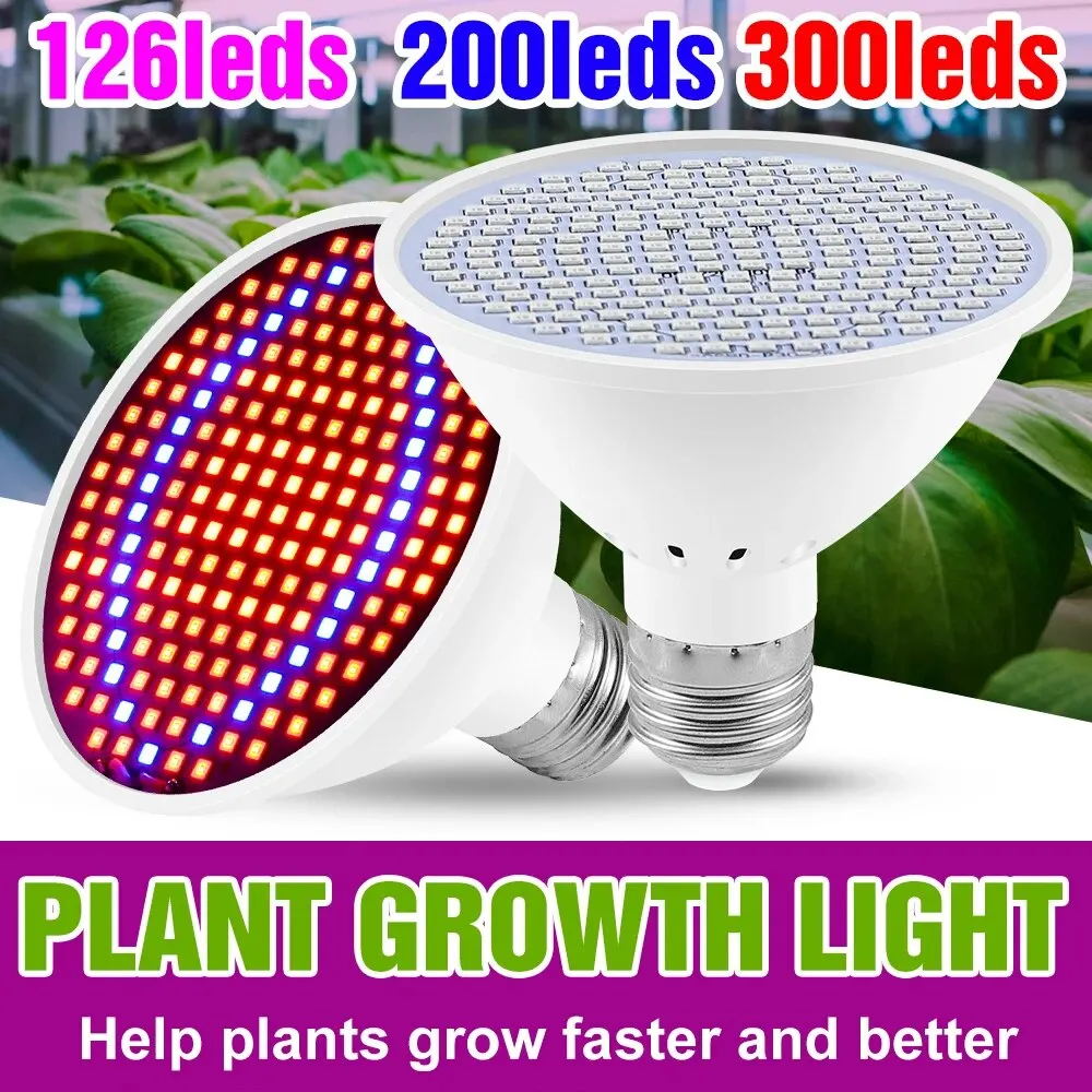 E27 LED Pflanze Wachsen Licht Volle Spektrum Indoor Hydrokultur Blume Sämling Gemüse Anbau Lampe Wachstum Box Birne AC85V-265V Image