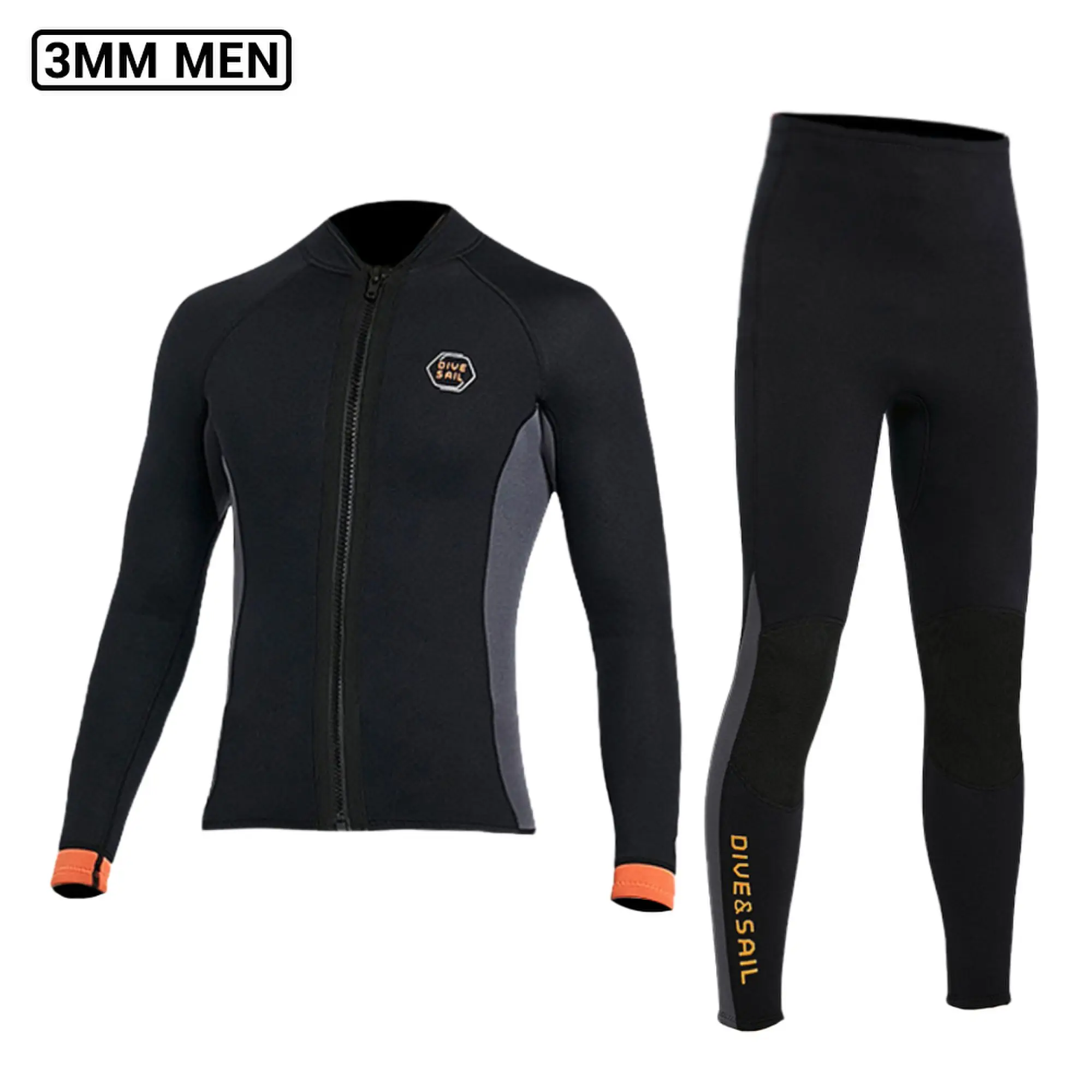 Néoprène 3MM 2MM hommes femmes combinaison veste combinaison de plongée sous-marine Surf plongée en apnée pêche sous-marine pêche Kitesurf équipement