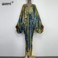 Col en v profond Sexy bech Europe été sensation de soie imprimé bohème 2022 WINYI Maxi femmes robes longue plage col en v robe bohème