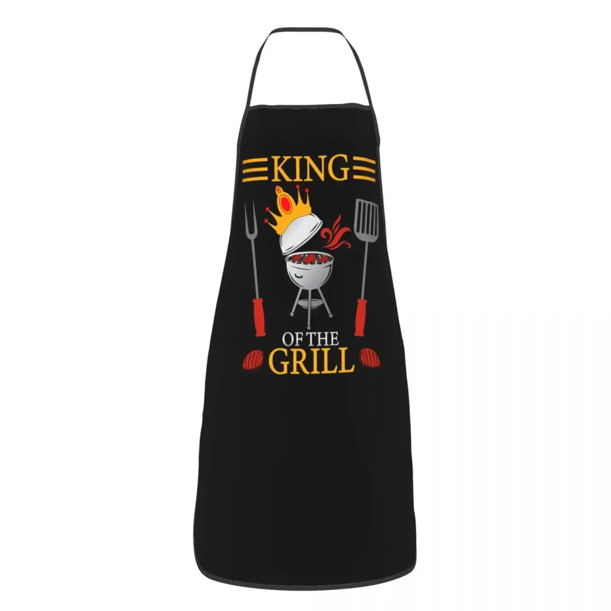BBQ Master King Of The Grill Tablier à bavette 01 Femmes Hommes Unisexe Cuisine Chef Barbecue Amant Tablier Cuisine pour Cuisine Cuisson