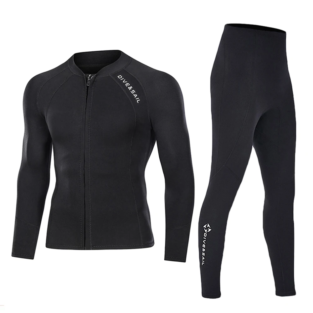 Combinaison de plongée en néoprène pour homme et femme, veste de plongée sous-marine, plongée en apnée trempée, pêche sous-marine, chasse sous-marine, équipement de kitesurf, surf, 3mm, 2mm