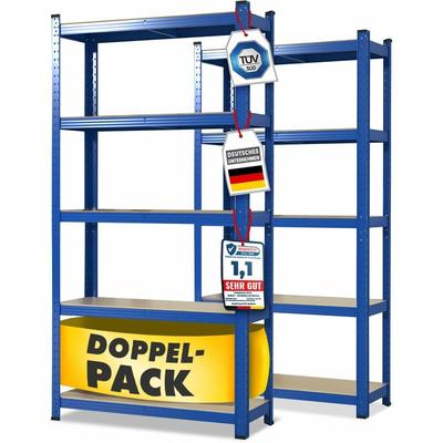 Floordirekt - Schwerlastregal Lakota Traglast bis 1250 kg Individuell einsetzbar Blau 150 x 75 x 30 Image