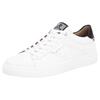Sneaker RIEKER SPORT, Herren, Gr. 41, schwarz-weiß (weiß, schwarz), Leder, sportlich, Schuhe, Freizeitschuh, Halbschuh, Schnürschuh mit Soft-Einlage