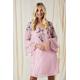 Wallis Womens Petite Floral Metallic Ruffle Sleeve Shift Dress - Pink Viscose - Size 8 UK | Wallis Sale | Discount Designer Brands