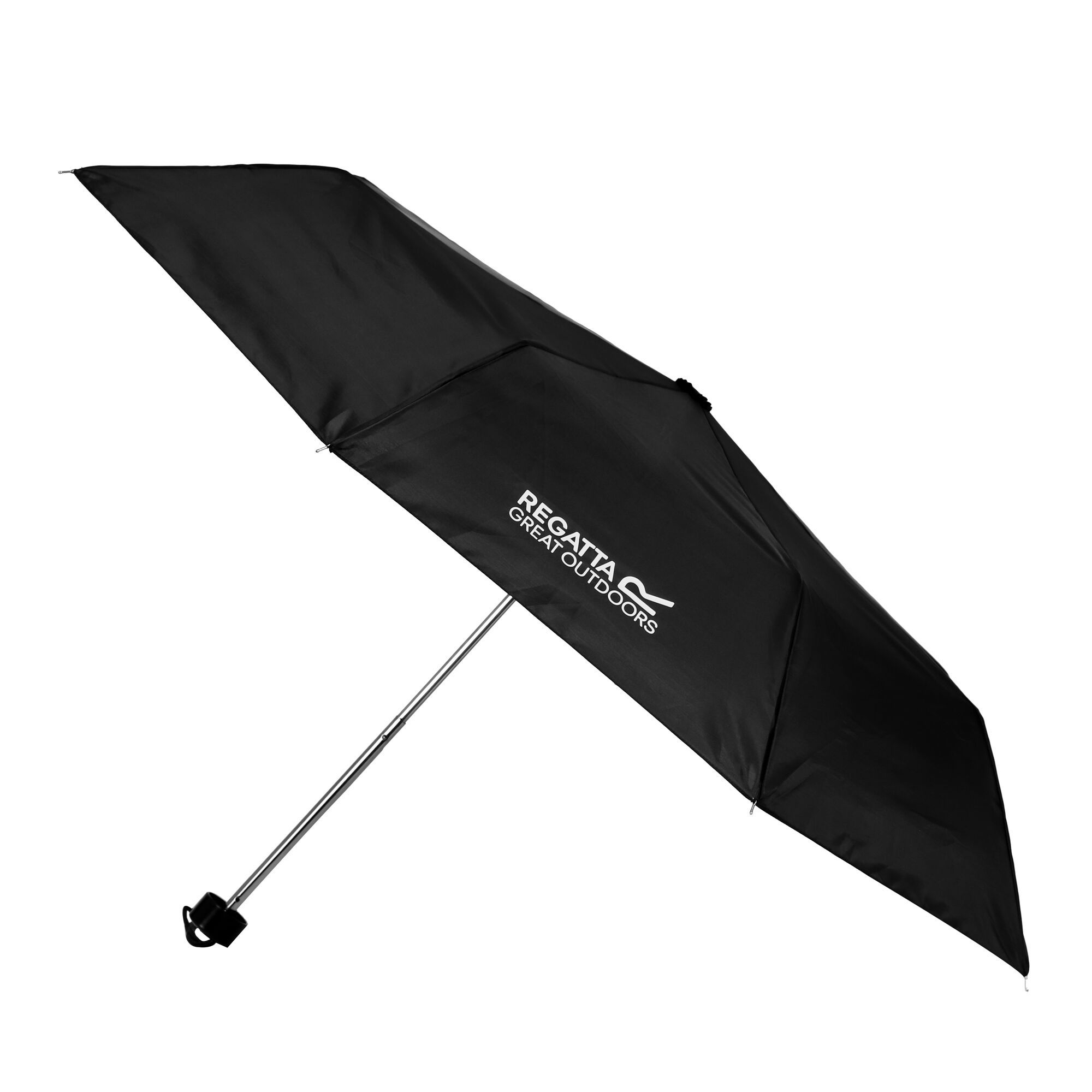 Regatta Unisex 19in Folding Umbrella (black) - One Size | Regatta Sale | Discount Designer Brands