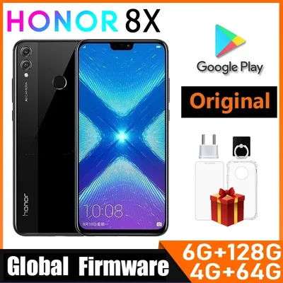 HONOR 8X Smartphone Global firmware CPU Haisi Qilin 710 6.5-inch rear camera 20MP fingerprint