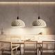 LED Pendant Light 3-Color Light 28/70/100cm 1/2/3-Light Industrial Wood Cement Japanese Antique Style E26/E27 Base Chandelier Ceiling Light Decor Hanging Lamp Adjustable Height for Living Room Bedroom Corridor Dining Room Bedside 85-265V