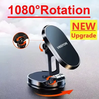 1080 Magnetic Car Phone Holder Magnet Smartphone GPS Foldable Phone Bracket Support in Car For