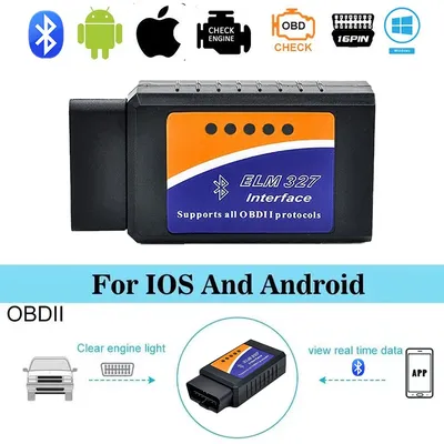 ELM327 V2.1 OBD2 Scanner Bluetooth Car Diagnostic Tool For Android /IOS Code Reader Automotive Fault
