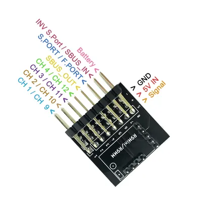 Frsky R9MM / R9 Mini Receiver Channel Adapter For SBUS S.Port PWM Signal Output , Servo Camera, LED