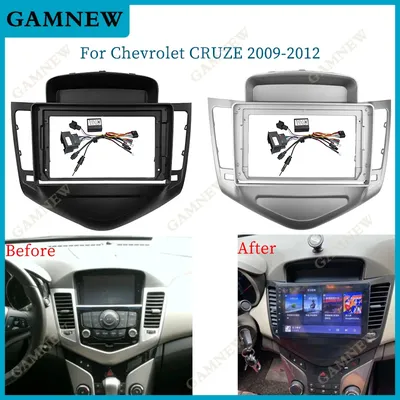 9 Inch Car Frame Fascia Adapter Canbus Box For Android Radio Fitting Panel Kit Chevrolet Cruze