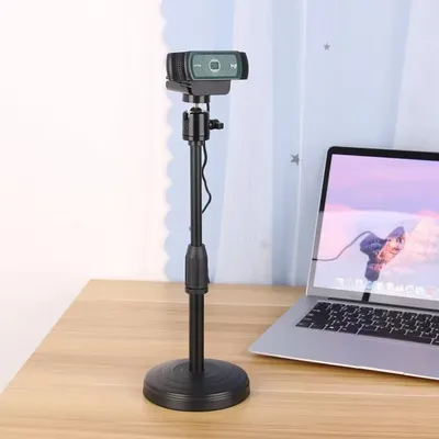 Desk Webcam Support Stand Desktop Web Camera Holder Mount Articulated Support Tripe for Logitech Web