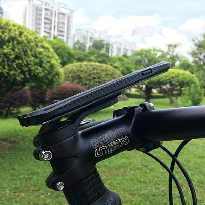 TEMU Abs Material Bike Phone Mount Holder With Igps Code Table Back Buckle Extension Bracket For Secure Fixing