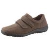 Klettschuh WALDLÄUFER "Herwig", Herren, Gr. 7,5 (41), braun, Nubukleder, sportlich, Schuhe, Slipper, Komfortschuh, Freizeitschuh mit Klettverschlüsse, G-Weite