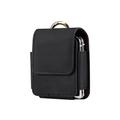 custodia per telefono universale samsung z flip 6/5/4/3/2/1 da uomo custodia in pelle cintura marsupio prop borsa in pelle pu portafoglio per telefono cintura vintage custodia protettiva per telefono