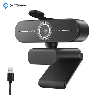 Webcam Ultra HD 4K/2K/1080P Web Camera EMEET C60E Autofocus USB Computer Camera for Streaming/ Video