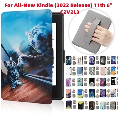 With Hand Strap Case for All-new Kindle 2024 Release 11th Case for 6 Inch 11th Generation C2V2L3
