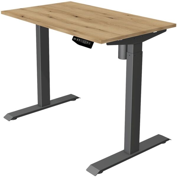 Kerkmann Schreibtisch höhenverstellbar (elektrisch) »Move 1« 100 cm Gestell anthrazit grau, 100x123x60 cm