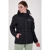 Steppjacke DEPROC ACTIVE "GILMOUR II W", Damen, Gr. 44 (L), grau (anthrazit), 100% Polyester, sportlich, Langarm mit Gummizug, Jacken, auch in Großen Größen erhältlich