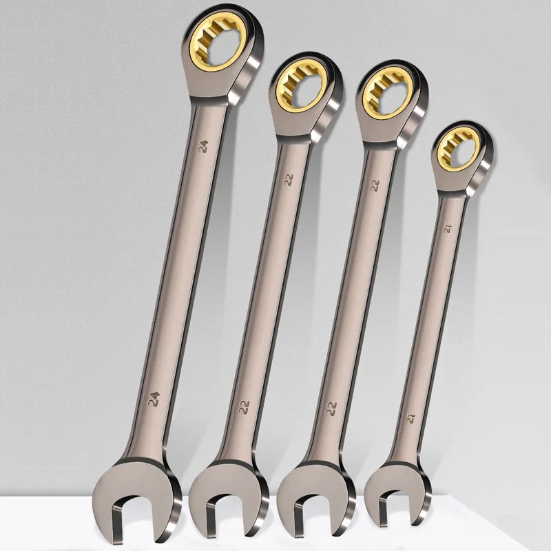 Clé métrique combinée à cliquet, multi-outils, jeu d'outils, clé universelle, outils de réparation automobile, 1 pièce