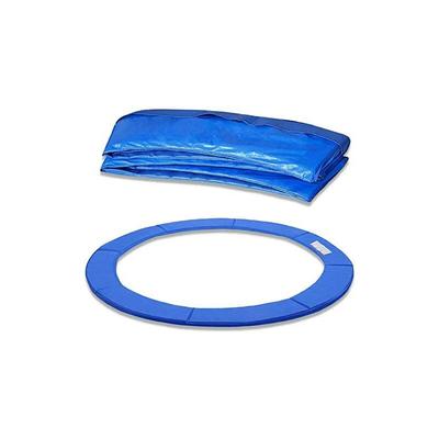 Uisebrt - Federabdeckung Trampolin Randabdeckung, UV-resistent Randschutz, Sicherheitsmatte, Blau, Image