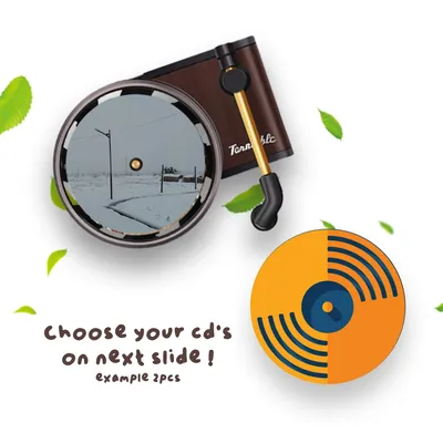 Custom Record Player Vinyls Albums CD logo Car Perfume Auto Air Freshener Personality Auto Air Vent