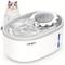 TEMU Npet Cat Water Fountain With Visible Water Level Window, White Grey 2l/67oz Automatic Pet Water Fountain With Quiet Pump, Dog Water Dispenser For Drinking With Sensor Auto Fountain