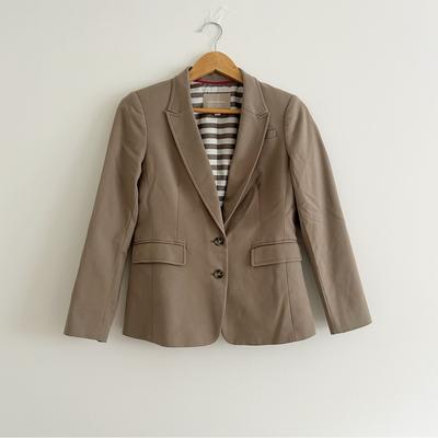 J. Crew Jackets & Coats | Banana Republic Blazer | Color: Cream/Tan | Size: 6p