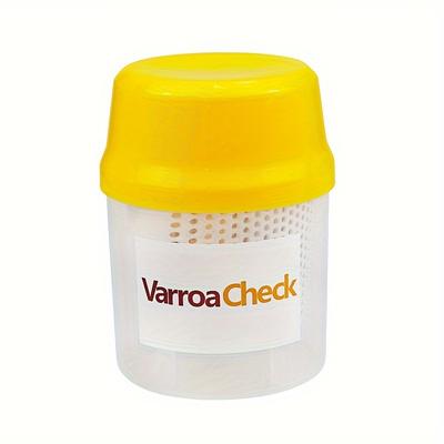 TEMU Future Bee Mite Testing Bottle - Easy-to-use Varroa Infestation Calculator For Beehives, Plastic