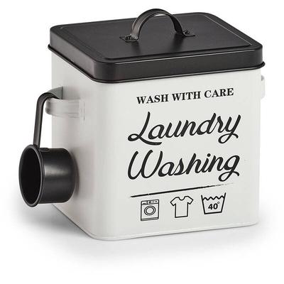 Dose für Waschpulver laundry, mit Messbecher und Deckel
