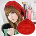 Autumn And Winter Twist Ball Knitted Hat Ladies Wool Beret Hat Typing Gloves for Cold Hands for Women Fitness Gadgets for Women Foot Stepper Rechargeable Heated Hand Warmer