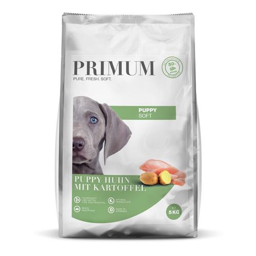 Sparpaket: 2x5kg Primum Puppy Soft Huhn mit Kartoffel Hundefutter trocken