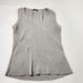 J. Crew Tops | J. Crew Women's Size Large Ribbed Sleeveless Top | Color: Gray | Size: L
